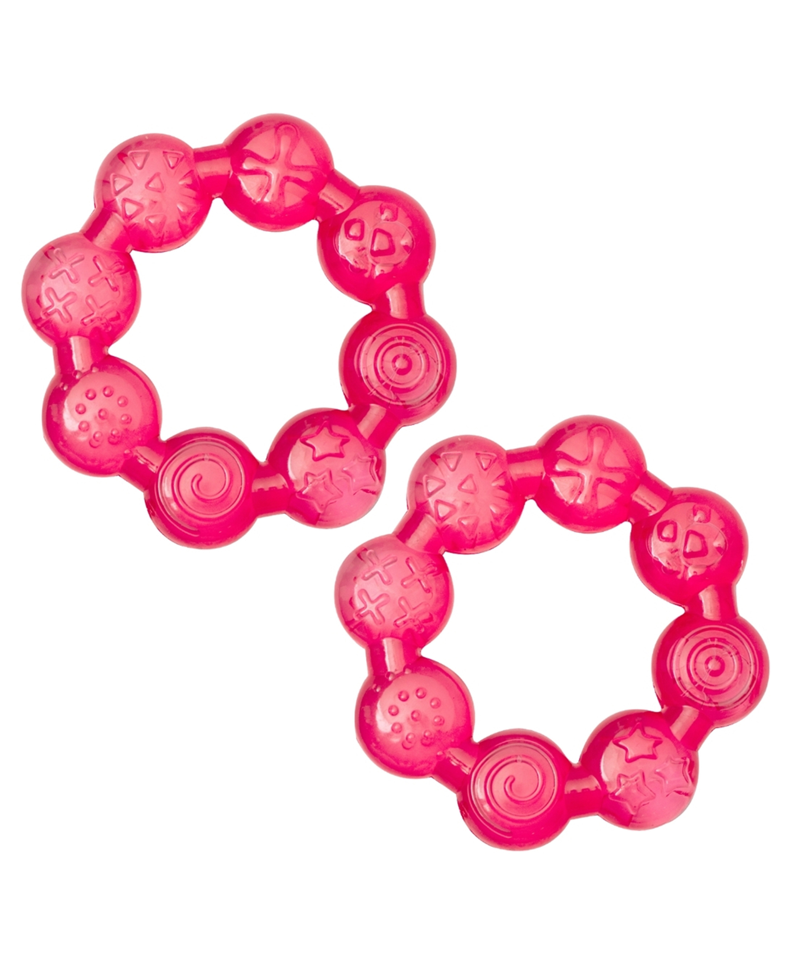 Adore Luscious Water Filled EVA Teether- Beads Red- 2 pack-image-2
