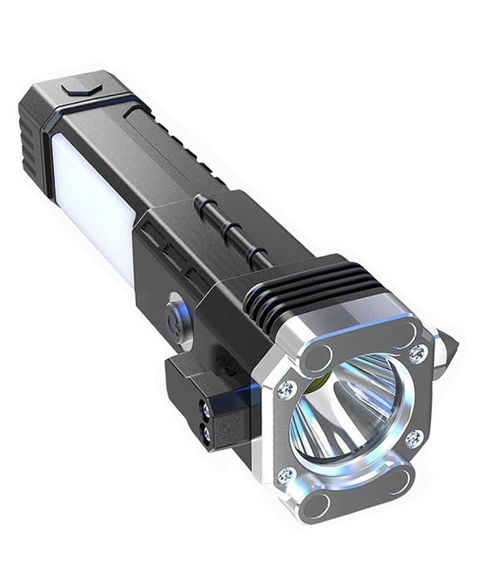 INPOUT Long Distance Beam Range Car Rescue Torch with Hammer Window Glass and Seat Belt Cutter-image-35