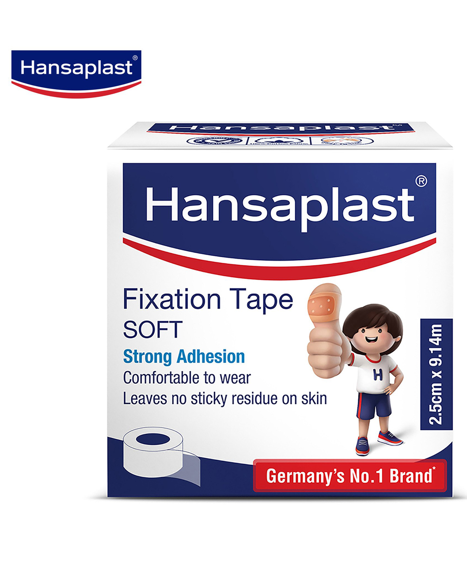 Hansaplast Soft Fixation Tape for Wound Dressing - White-image-14