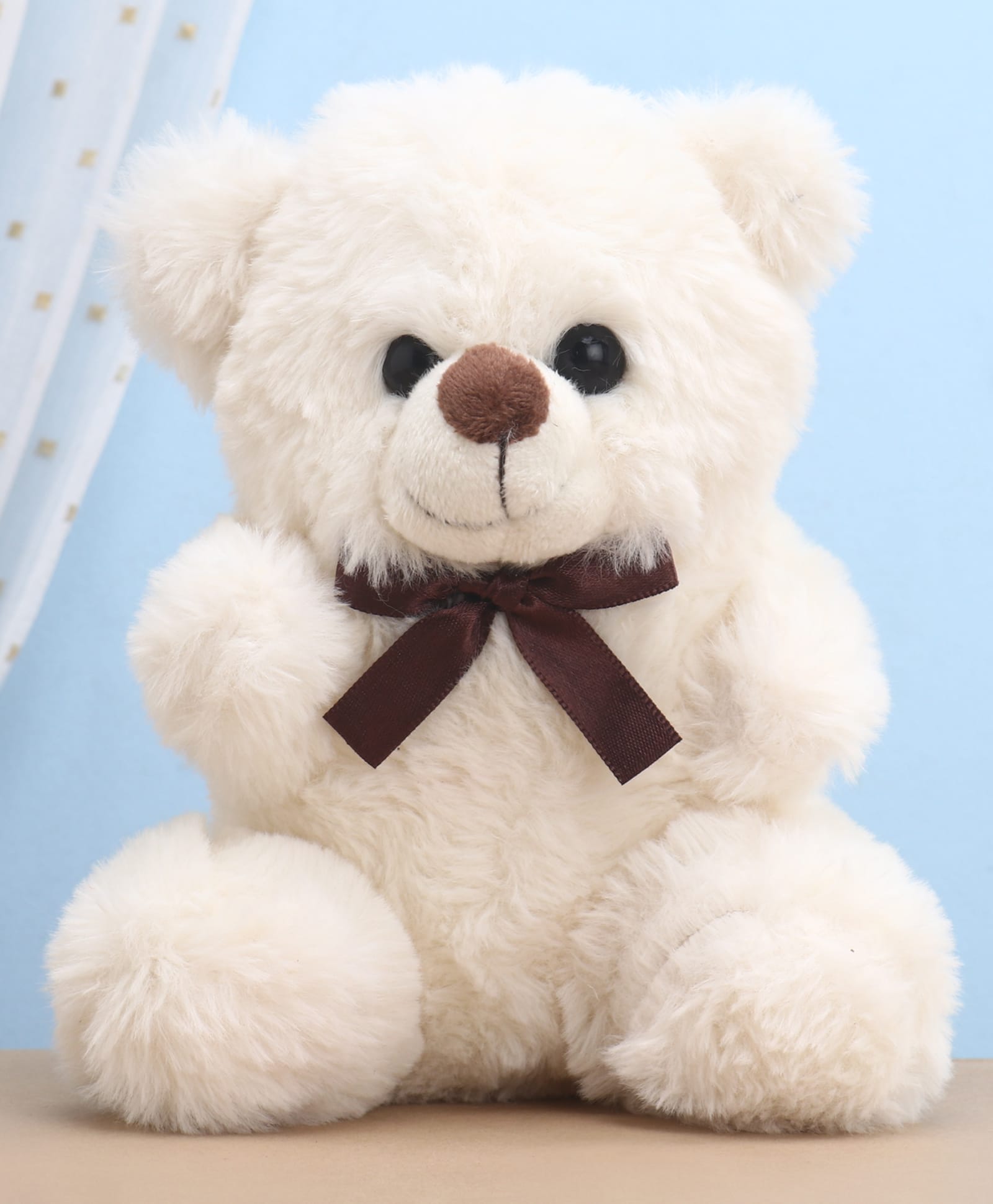 Toytales Bear Soft Toy Cream - Height 25 cm-image-33