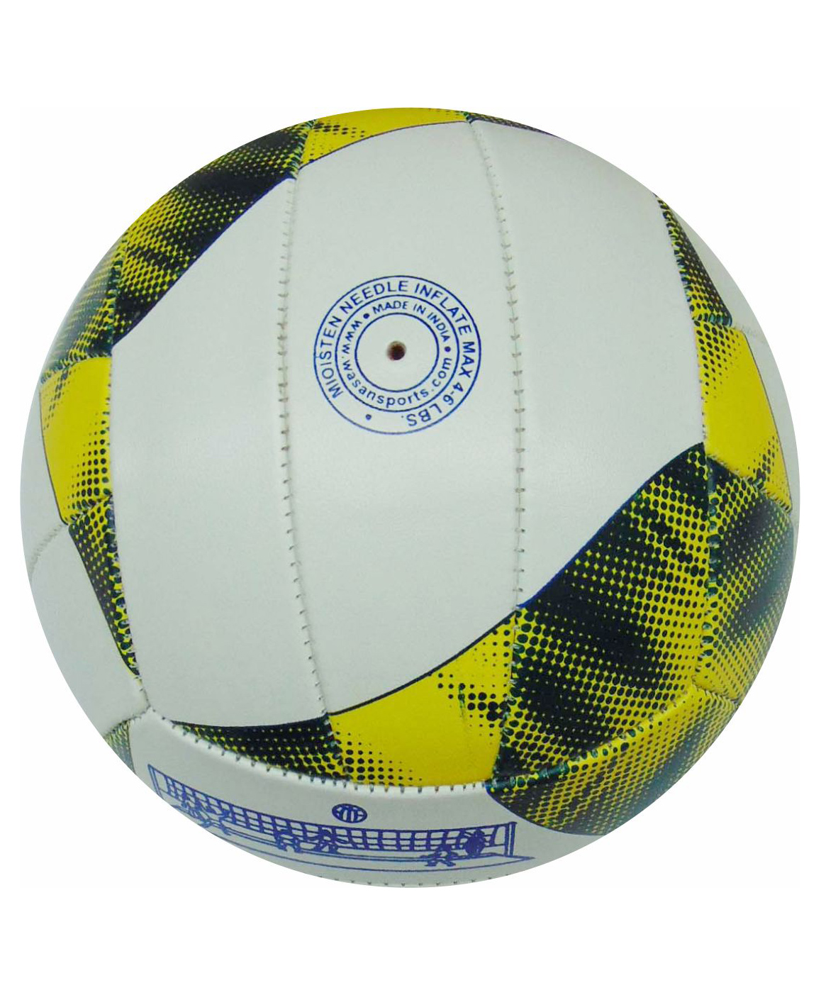 Wasan Premier Volleyball- Yellow/White (12 Years & Above)-picture-16