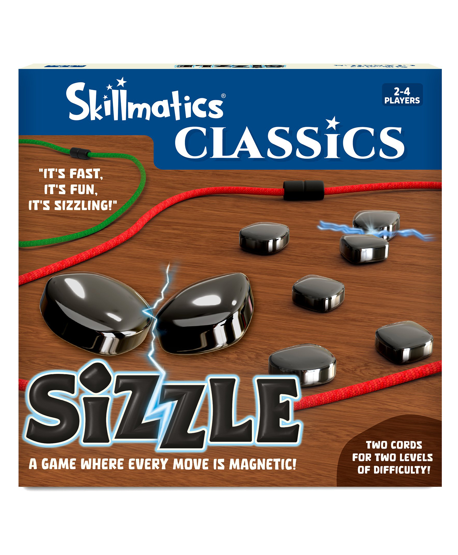 Skillmatics Sizzle Classic Magnetic Attraction Game, Strategy, Travel Activity, Fun for Family Game Nights, Gifts for Boys, Girls, Teens, Adults, Ages 12 Up, 2 to 4 Players