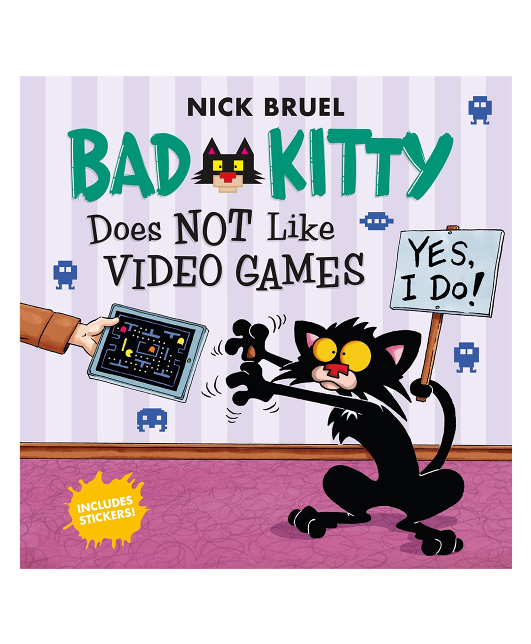 Bad Kitty Does Not Like Video Game Story Book By Nick Bruel - English-image-7