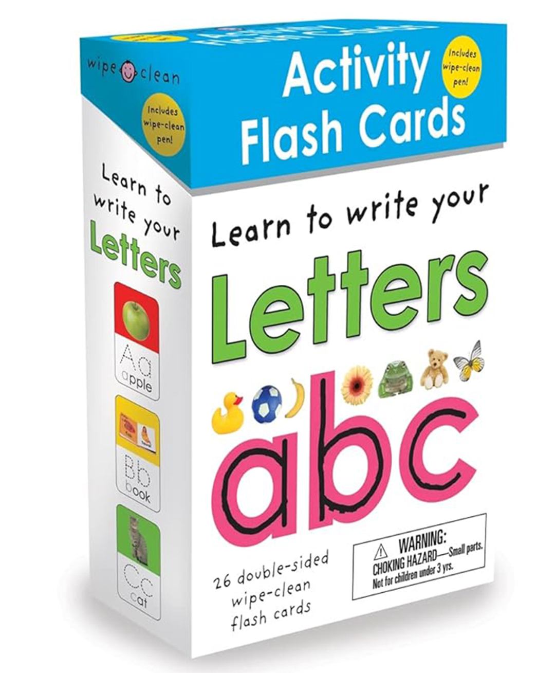 Wipe Clean Flash Cards ABC Board Book By Roger Priddy - English-image-30