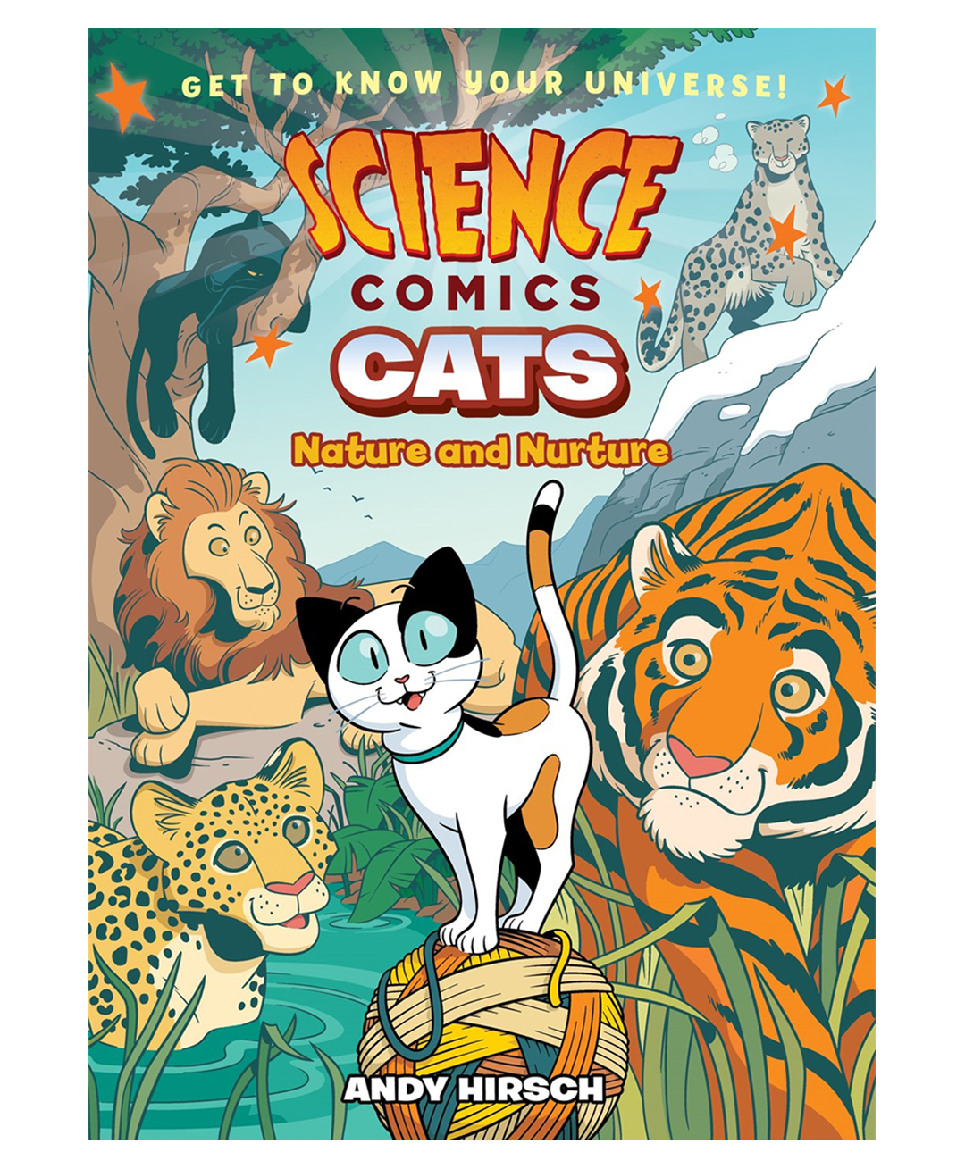 Science Comics: Cats Nature & Nurture Comic Book by Andy Hirsch - English-image-35