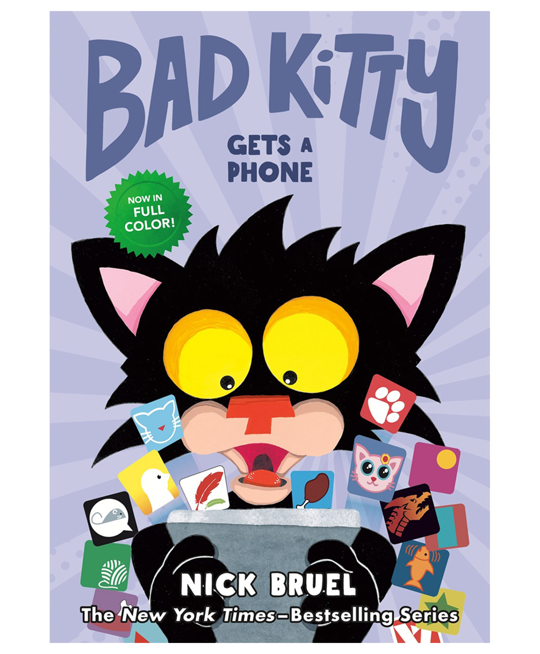 Bad Kitty Gets a Phone Graphic Book By Nick Bruel - English-image-47