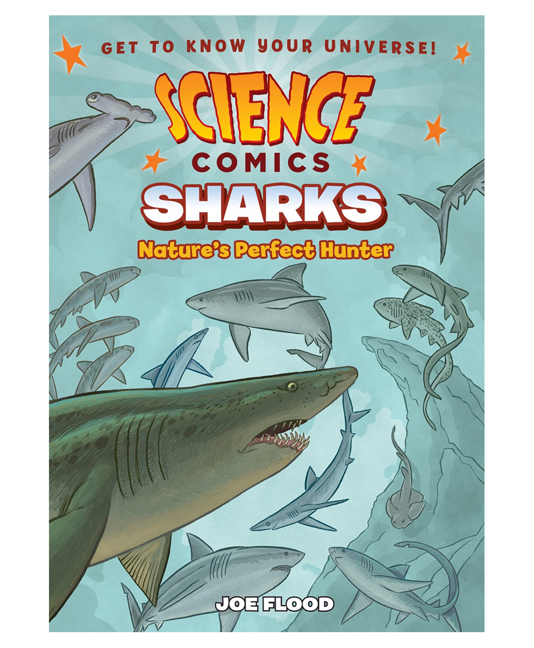 Science Comics Sharks Nature's Perfect Hunter By Joe Flood - English-image-20
