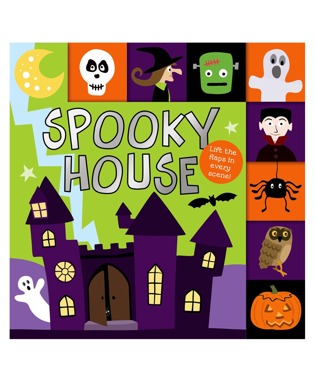 Lift-the-Flap Tab: Spooky House Board Book By Roger Priddy - English-image-30