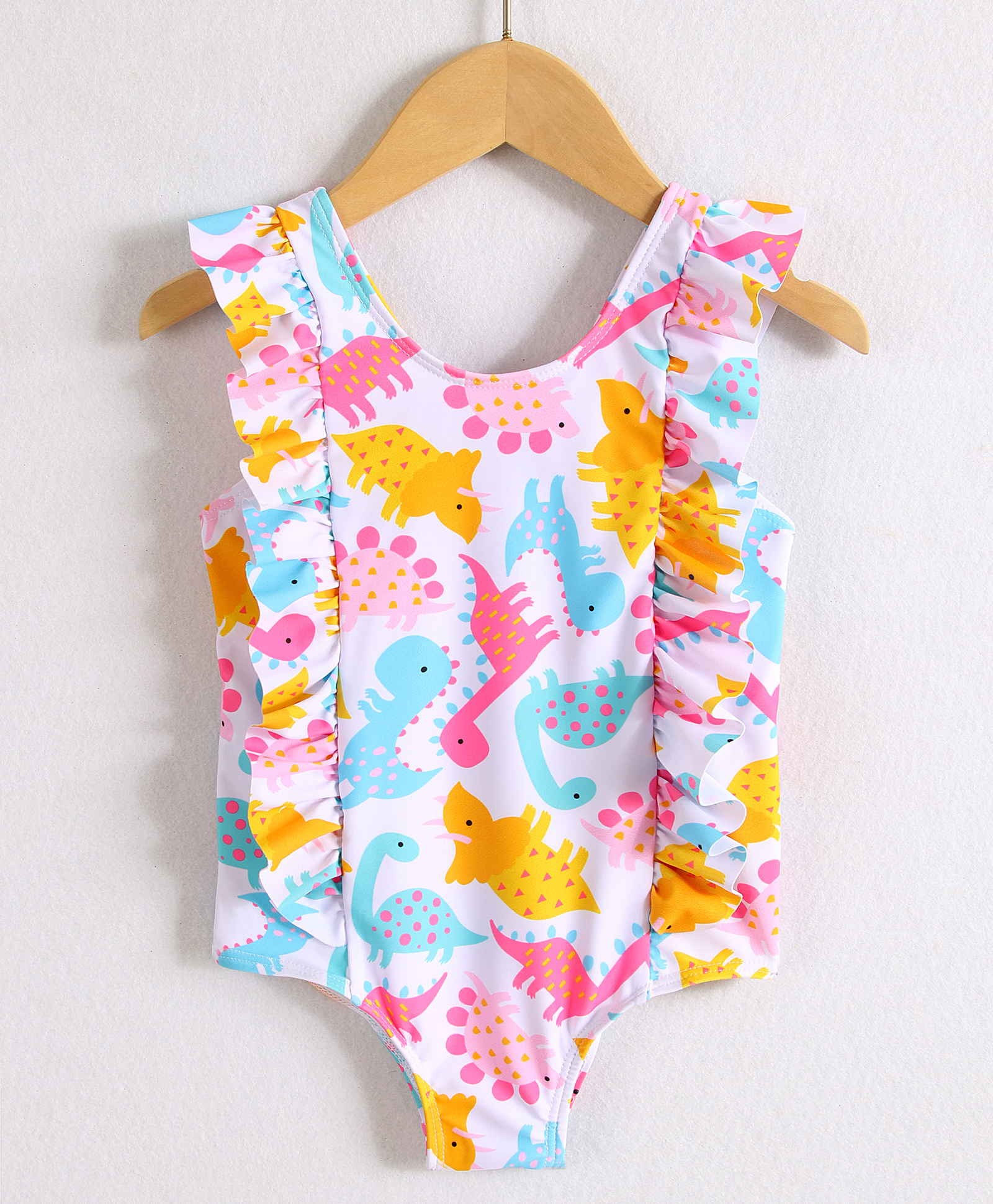 Mark & Mia Sleeveless V Cut Swimsuit With Dino Print - Multicolor-picture-24