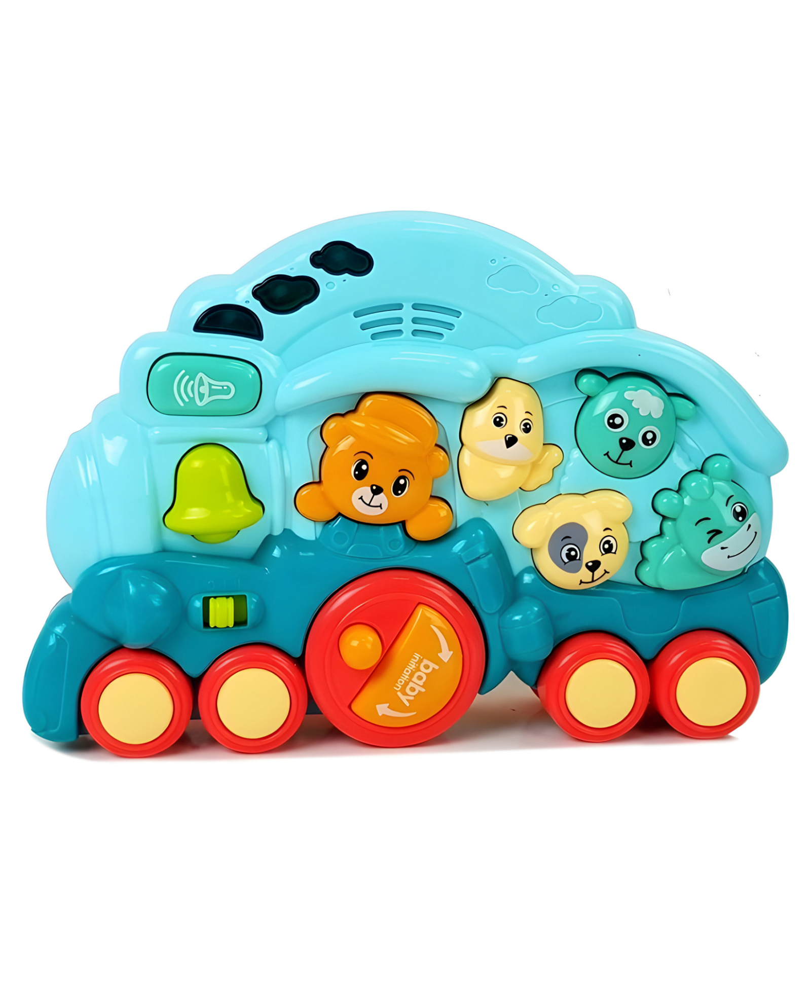 NEGOCIO Baby Animal Train Light Music toy for kids- PACK OF 1- COLOR MAY VARY-image-44