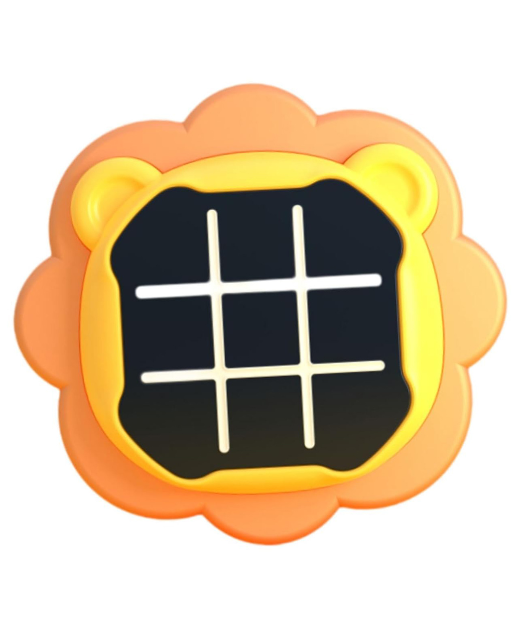 Ji and Ja Tic Tac Toe Game, Animal-Themed 3-in-1 Handheld Puzzle Game Console, Board Games for Kids and Adults, Portable Travel Games for Car Ride, Birthday ( LION)-image-25