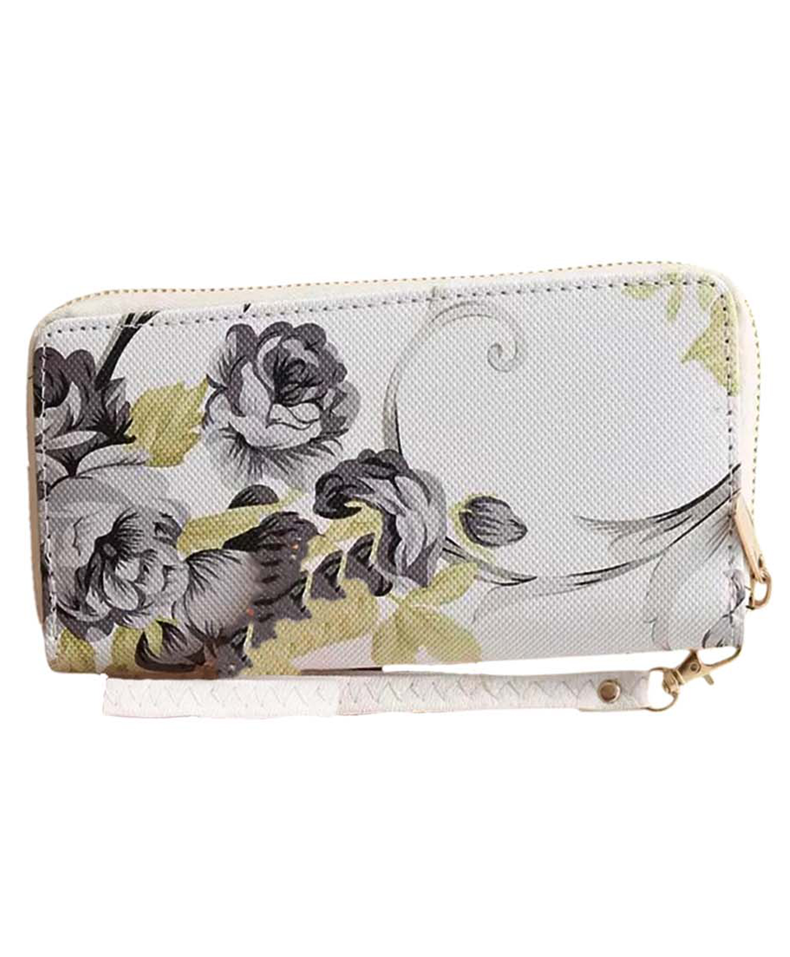 MOMISY Women's PU Leather Clutch Purse, Party Wedding Wallet with Zipper - Black-picture-26