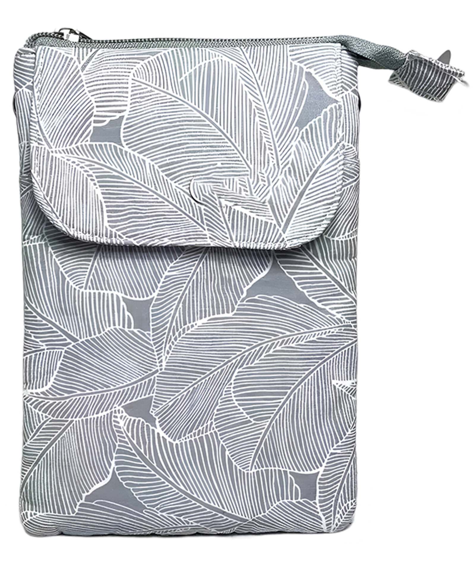 MOMISY Content generated Canvas Mobile Bag Cellphone Sling Card Holder Wallet Handbag, Crossbody Multi-function Shoulder Bag - Light Grey-image-16