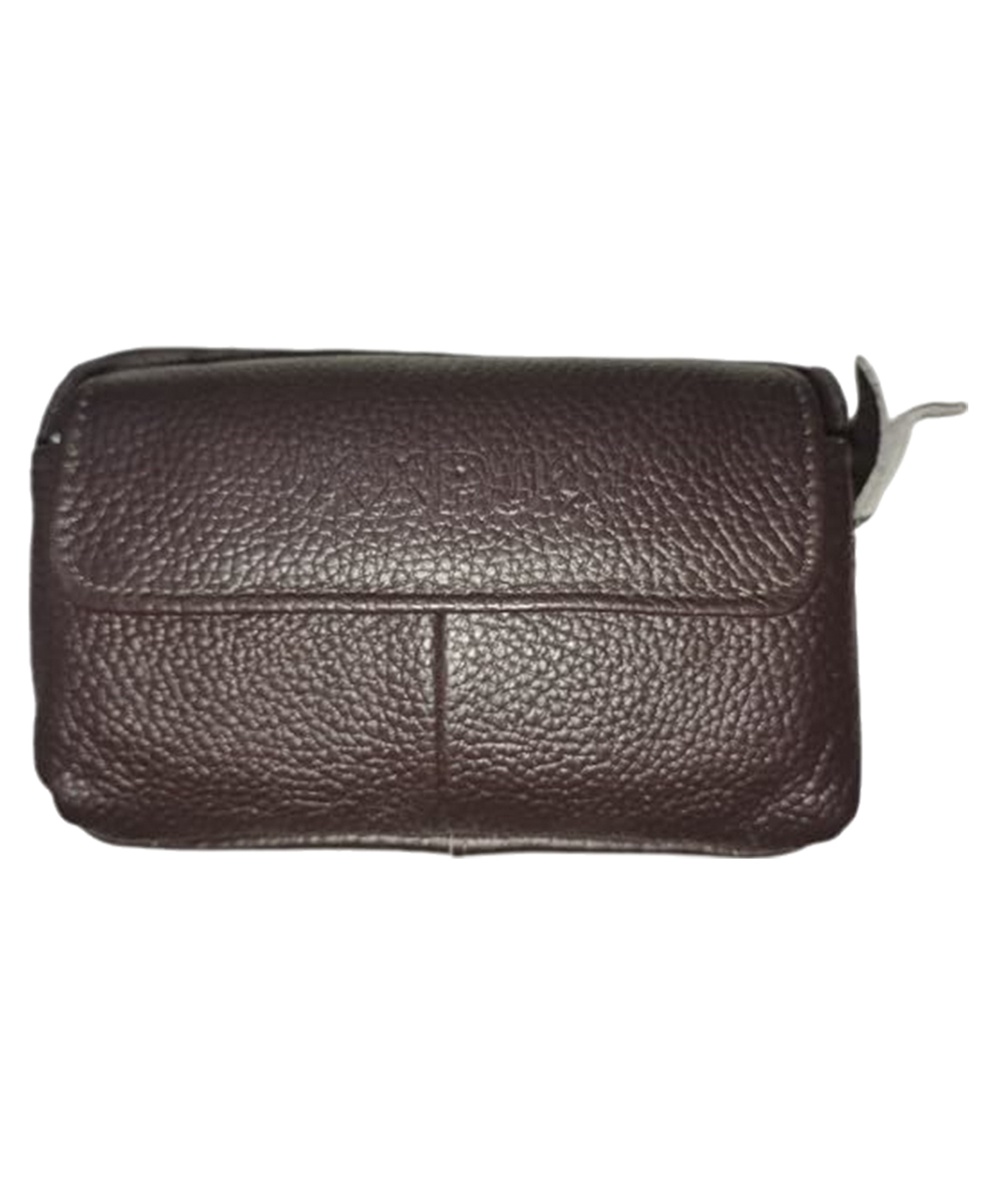 MOMISY Horizontal Mobile Cell Phone Holster Holder Pouch Case Belt Clip Case Leather Case Cover - Brown-picture-12