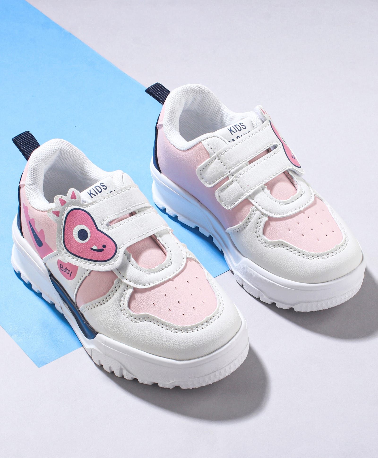 Cute Walk by Babyhug Sneaker with Velcro Closure & Animal Print - Pink-picture-16