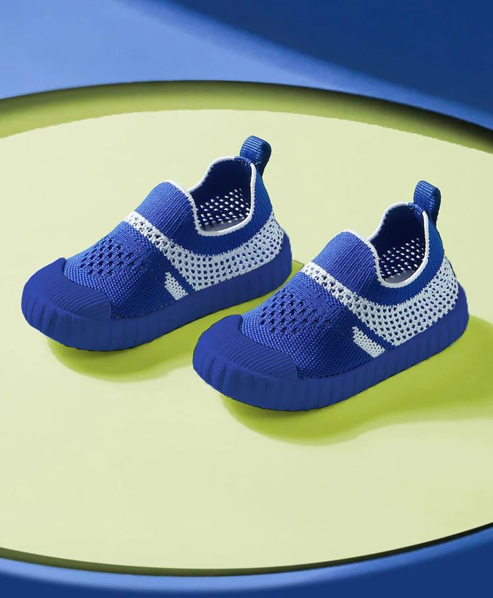 ONYC Colour Blocked Slip On Shoes - Blue-image-48