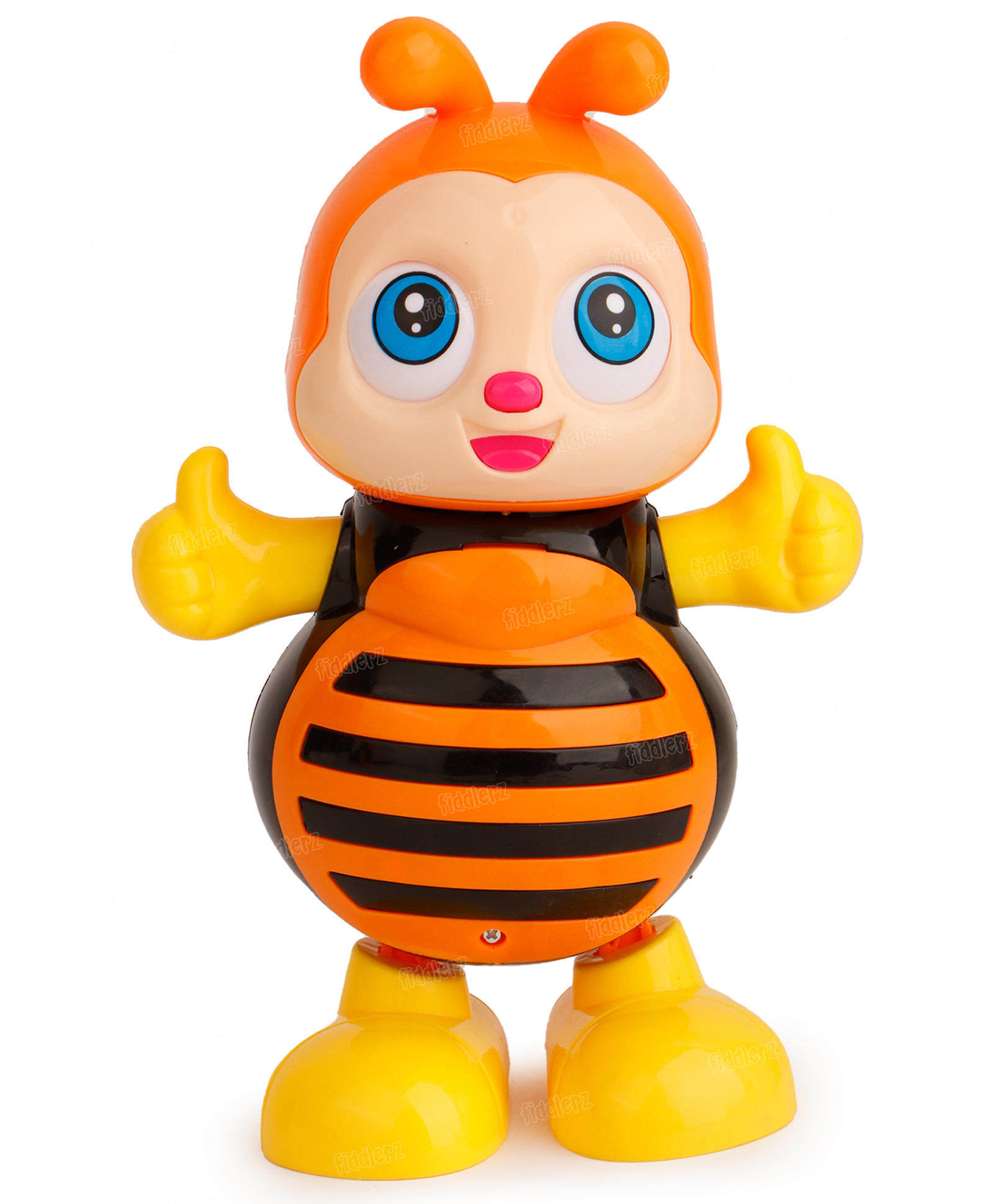 Fiddlerz Musical Bee Toy with Swinging Motion Colorful Flashing Lights and Sound Cute Design Battery Operated Toy for Kids Boys and Girls Aged 3 Years and Above (Random Color)-image-40