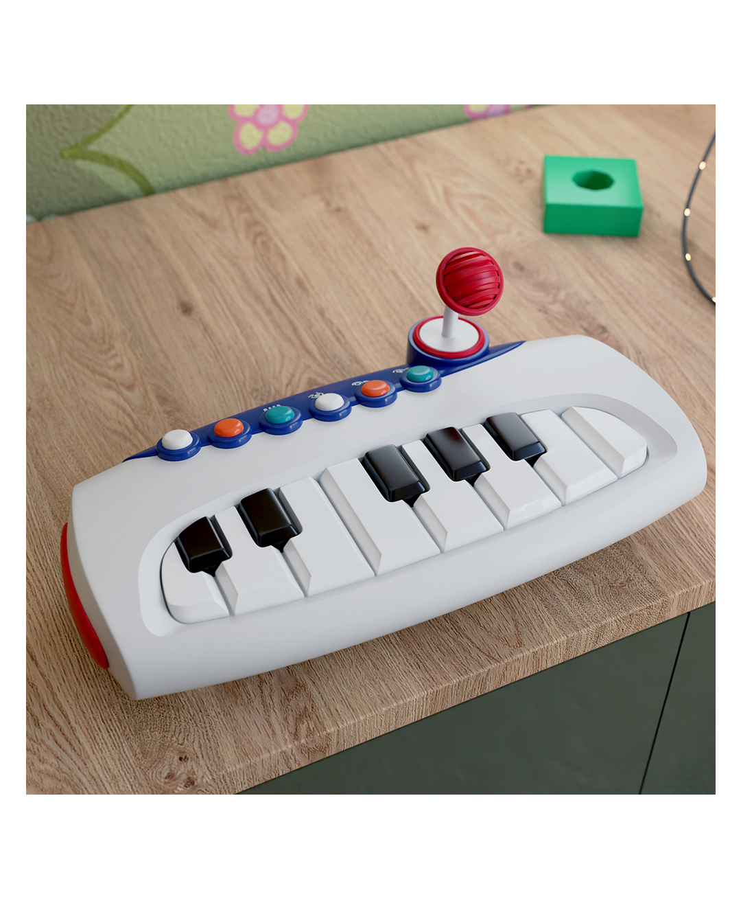 Lifelong Cuppy Piano Keyboard With Microphone - White-picture-13