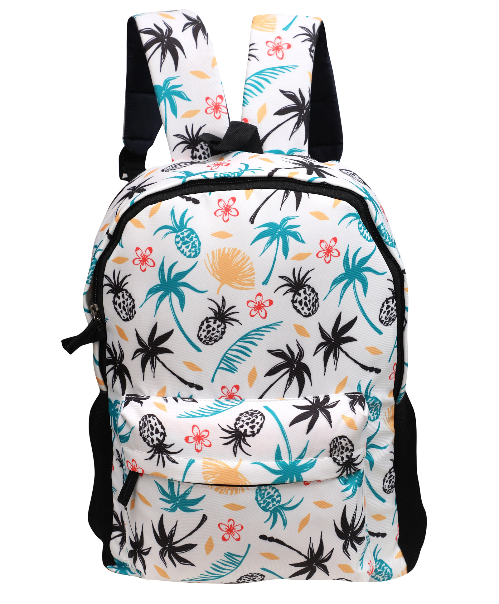 Happile Backpackbeach theme white color(Apt forkids )-23 litre- Height 16.5 Inches-image-1