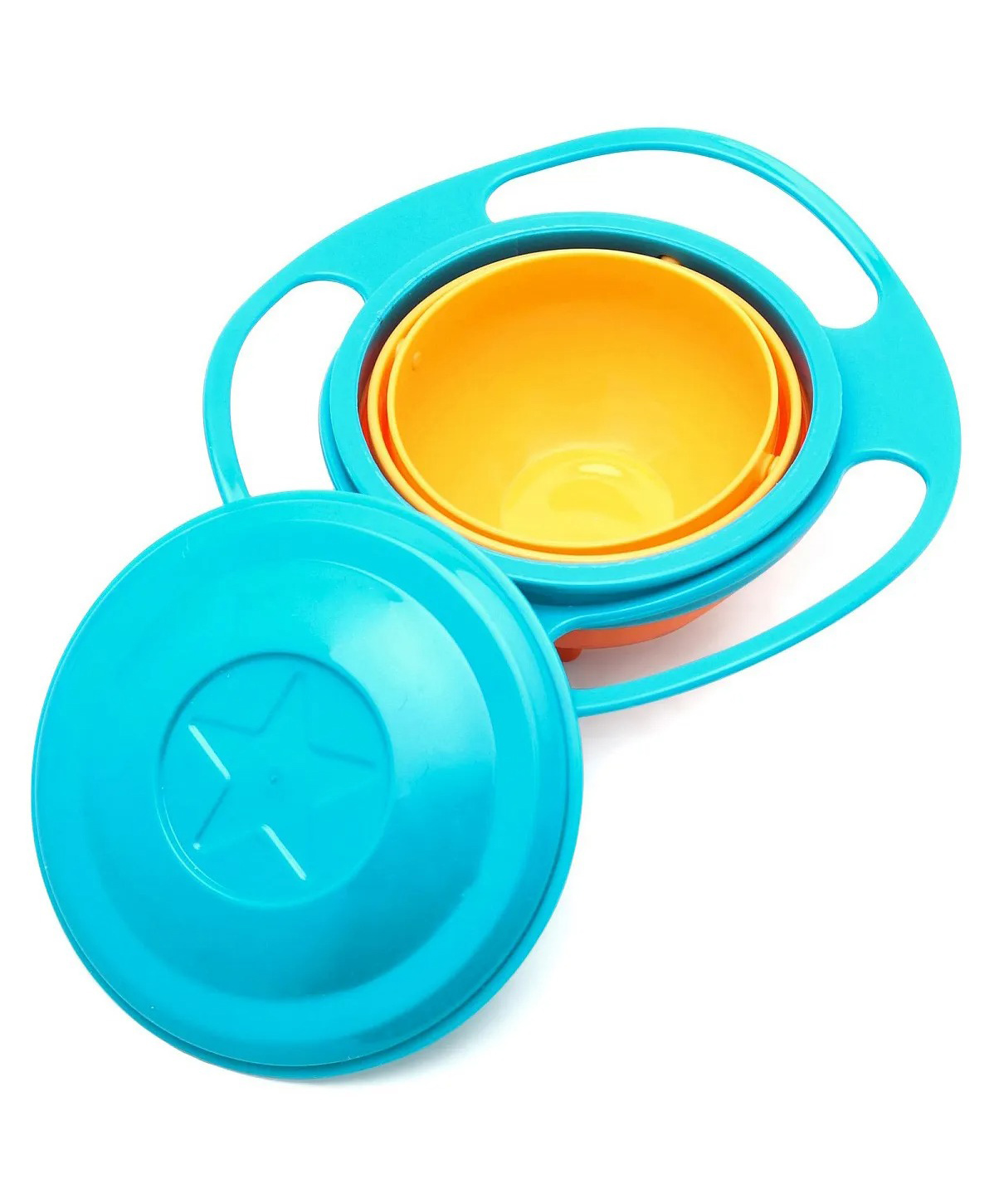Luvlittle 360 Degree Spill Proof Bowl - Blue-image-28