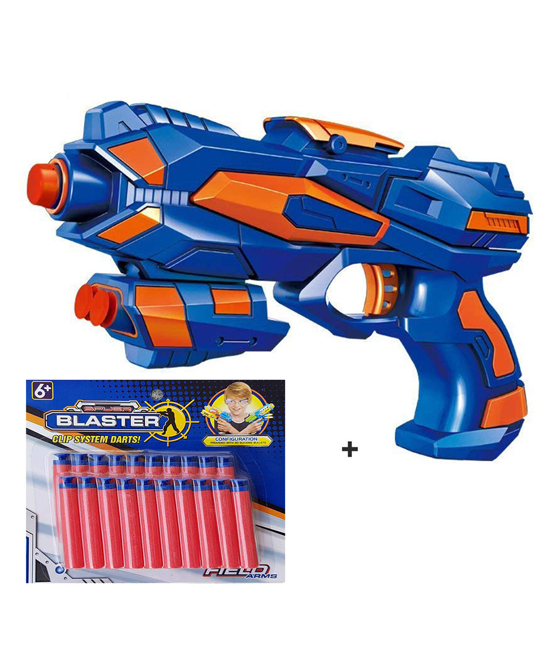 Magicwand Foam Blaster Gun with FREE 25 Bullets Colors As Per StockPack of 1 Gun-picture-6