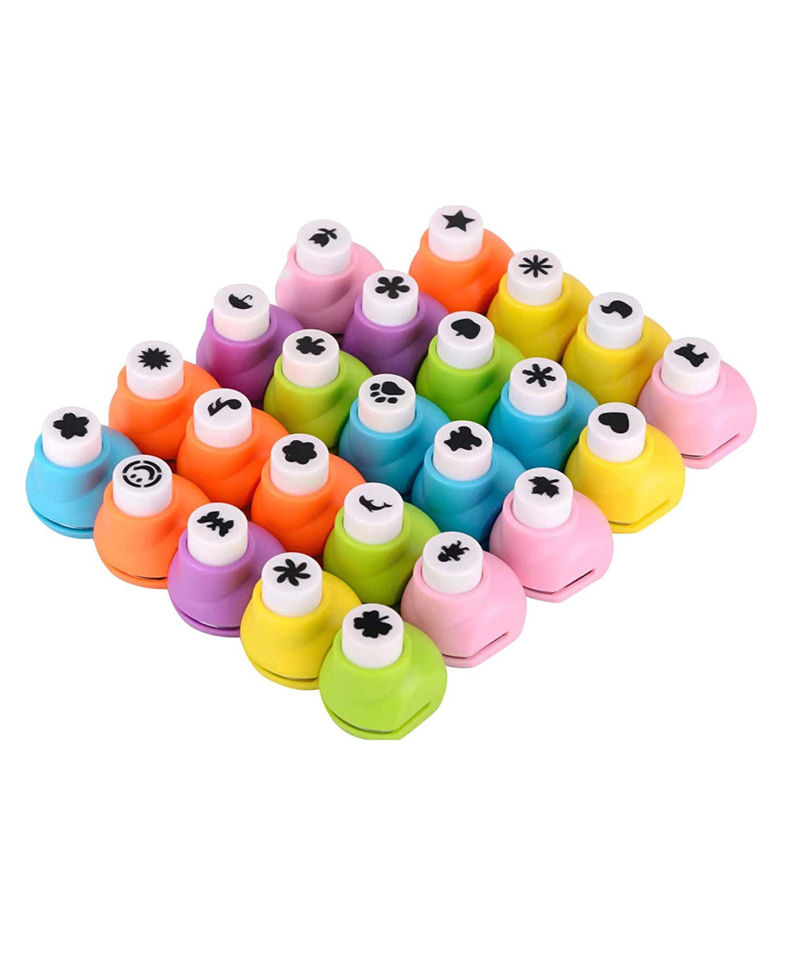 Magicwand DIY Art & Craft Punch Kit for School Projects Pack of 12 Punches Random Designs-picture-14