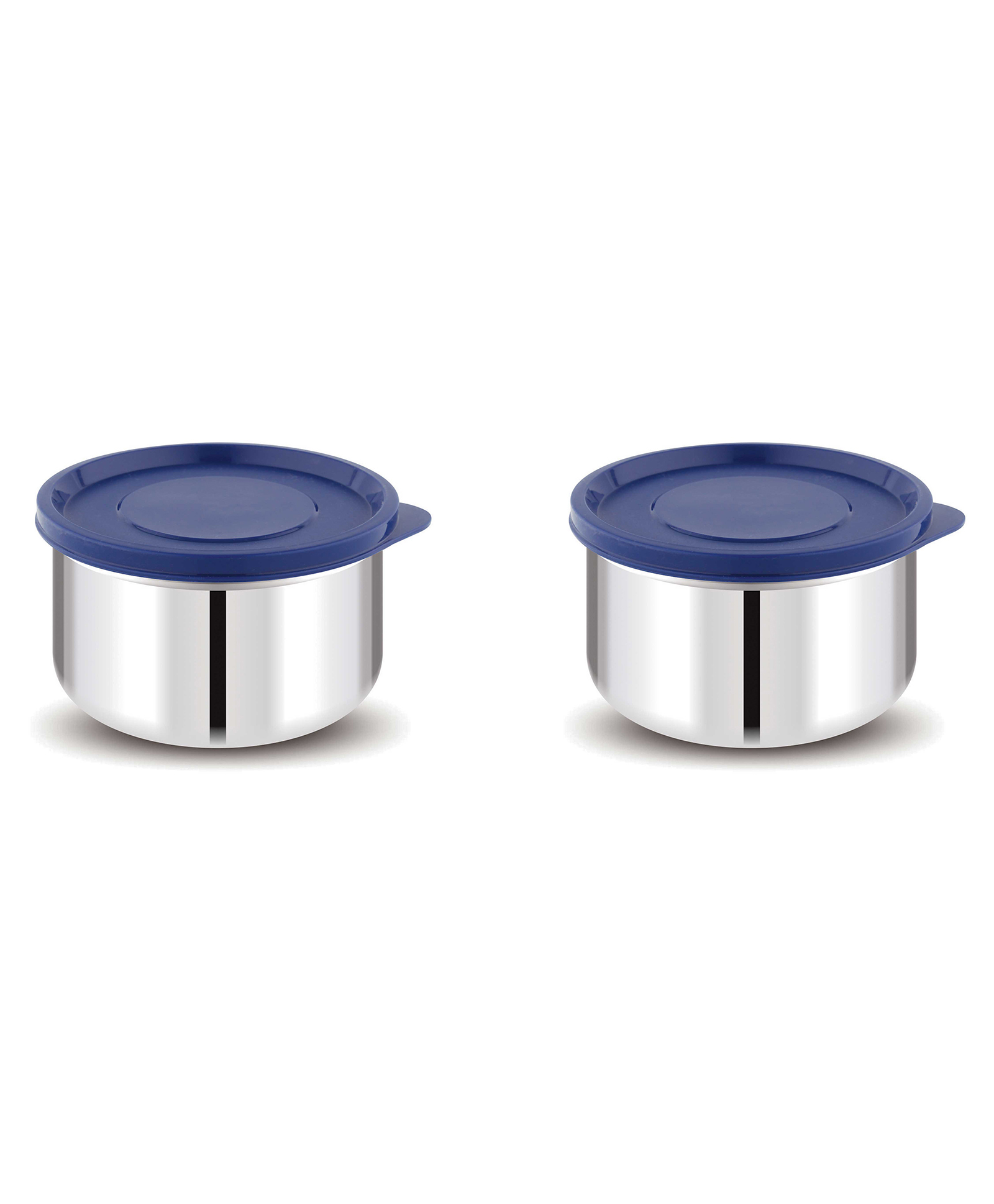 ATTRO Prime Stainless Steel Single Wall Storage Containers Blue - 550 ml Each-picture-5