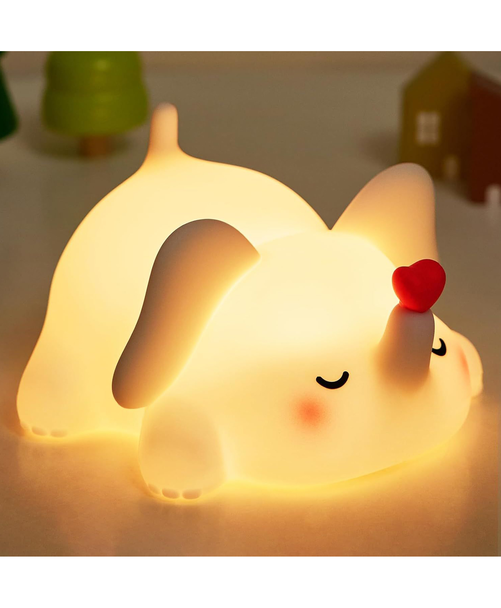 Sanjary Rechargeable Dimmable Soft Touch Bedtime Baby Night Light, Portable and Safe with level oflight color design may vary-picture-12