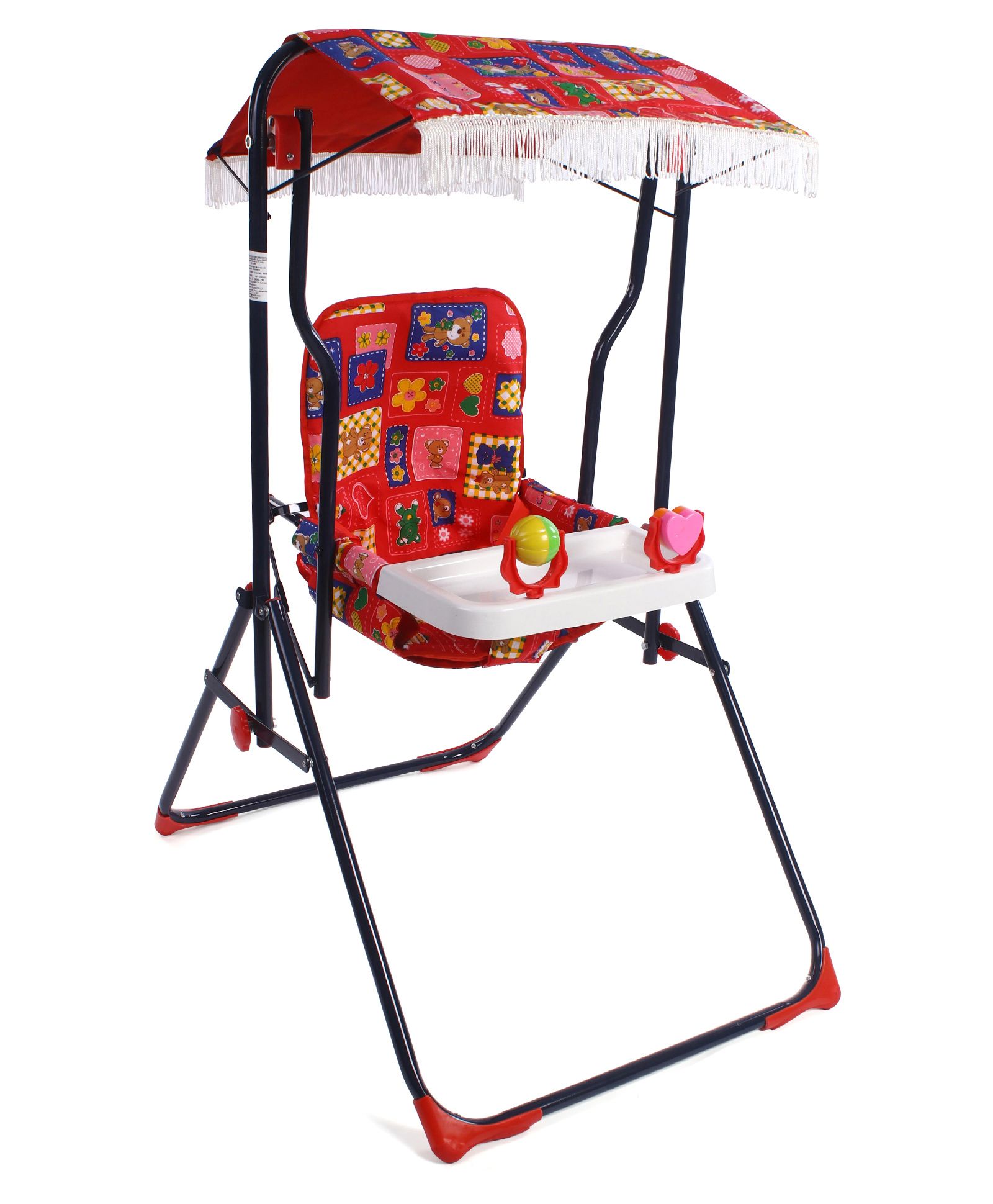 Mothertouch Garden Swing - Red Black-image-13