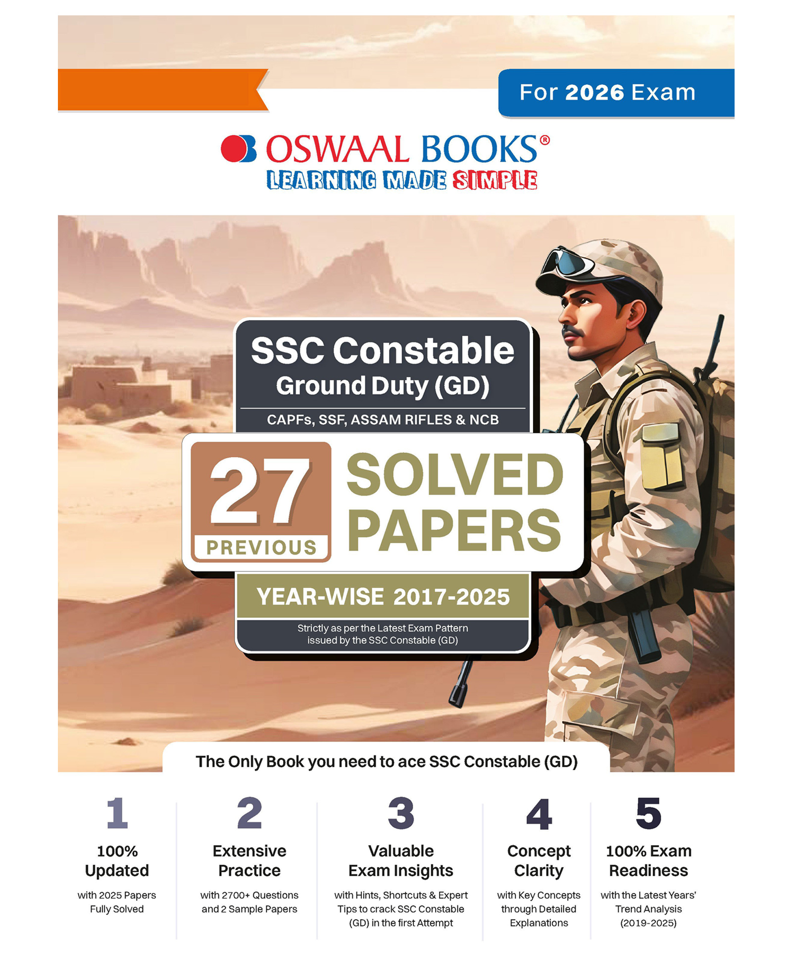 Oswaal Books SSC Constable Ground Duty (GD) CAPFs, SSF, ASSAM Rifles & NCB - 27 Previous Solved Papers |Year-Wise (2017 to 2025)| For 2026 Exam-image-38