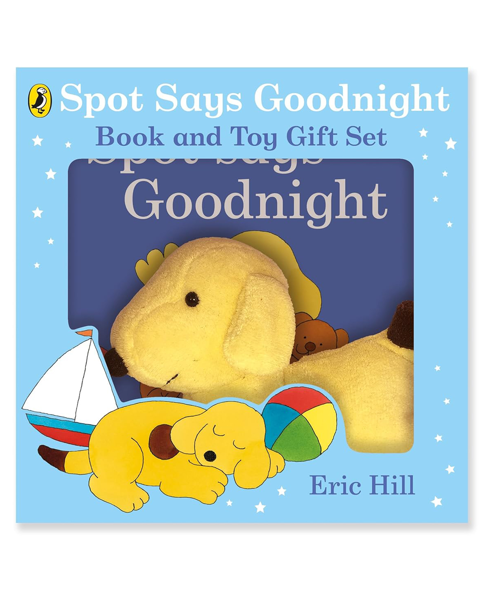 Spot Says Goodnight: Book & Toy Gift Set Story Book By Eric Hill - English