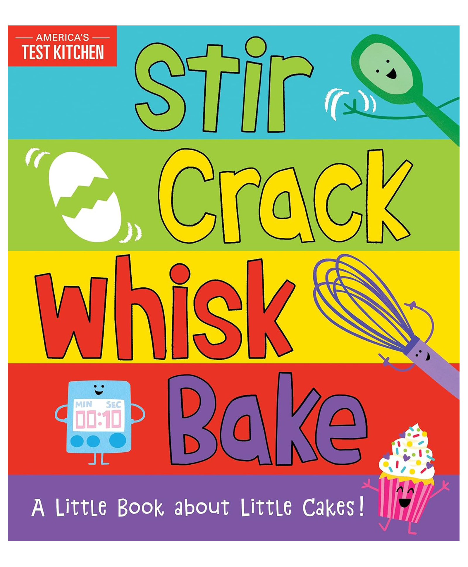 Stir Crack Whisk Bake Board Book By America'S Test Kitchen Kids - English-image-6