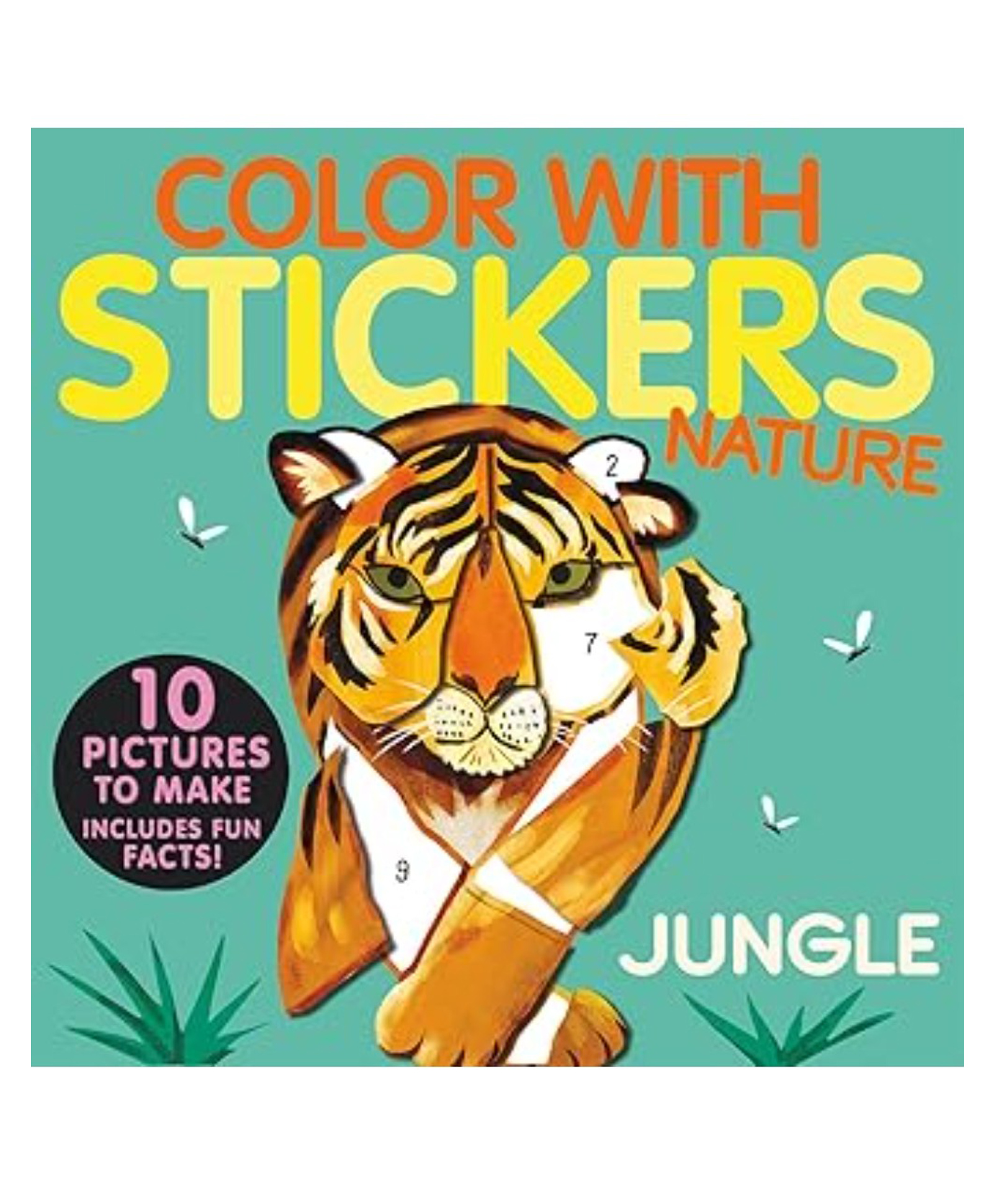 Color with Stickers: Jungle Sticker Book by Jonny Marx - English-image-9