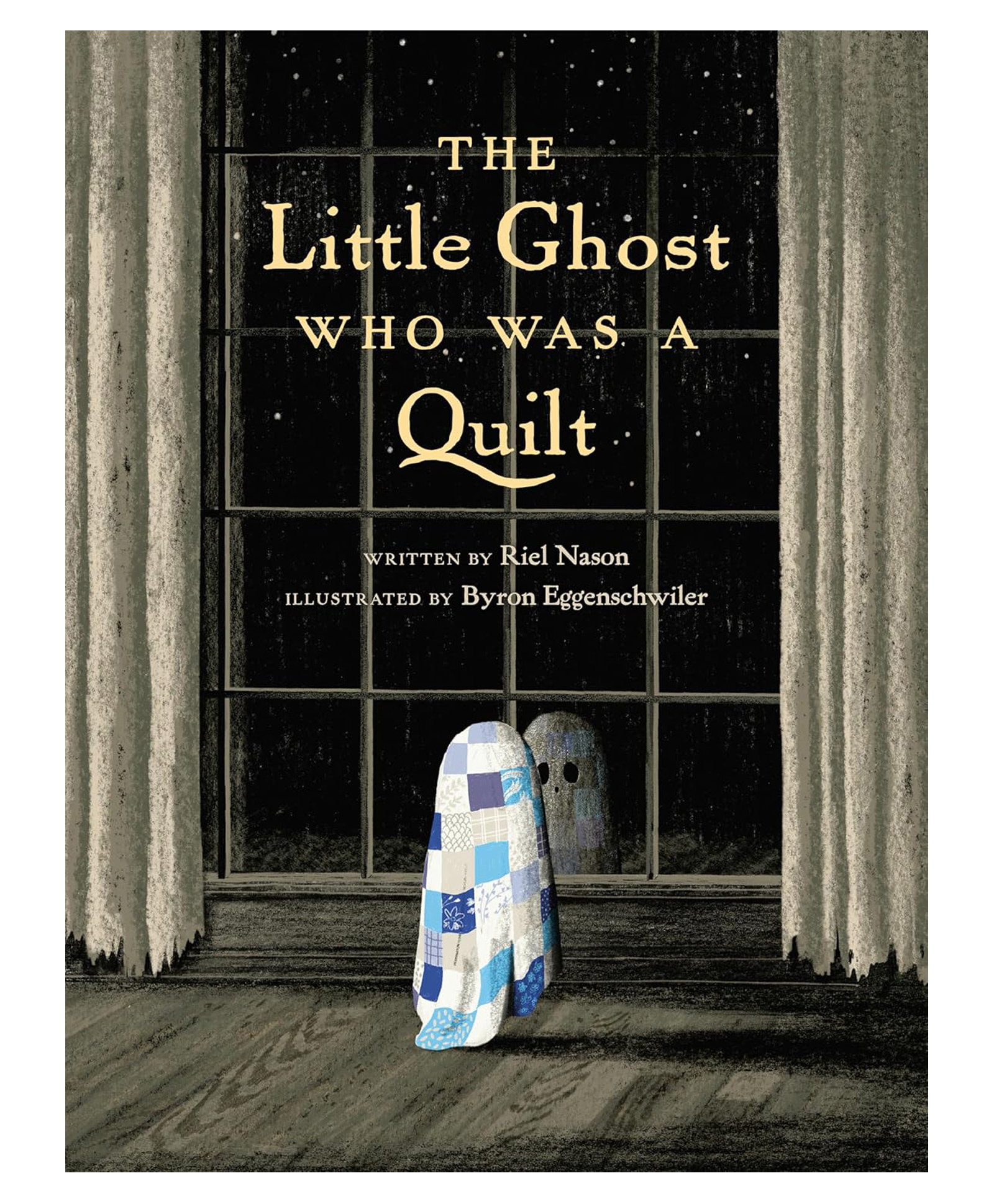 The Little Ghost Who Was a Quilt Story Book By Riel Nason - English-image-15
