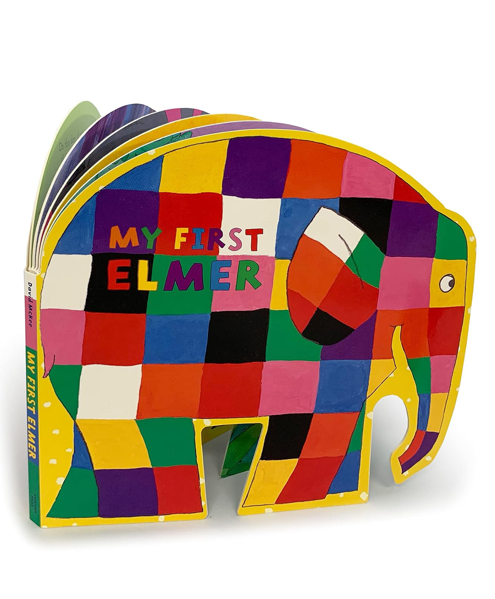 My First Elmer Shaped Board Book By David Mckee - English-image-38