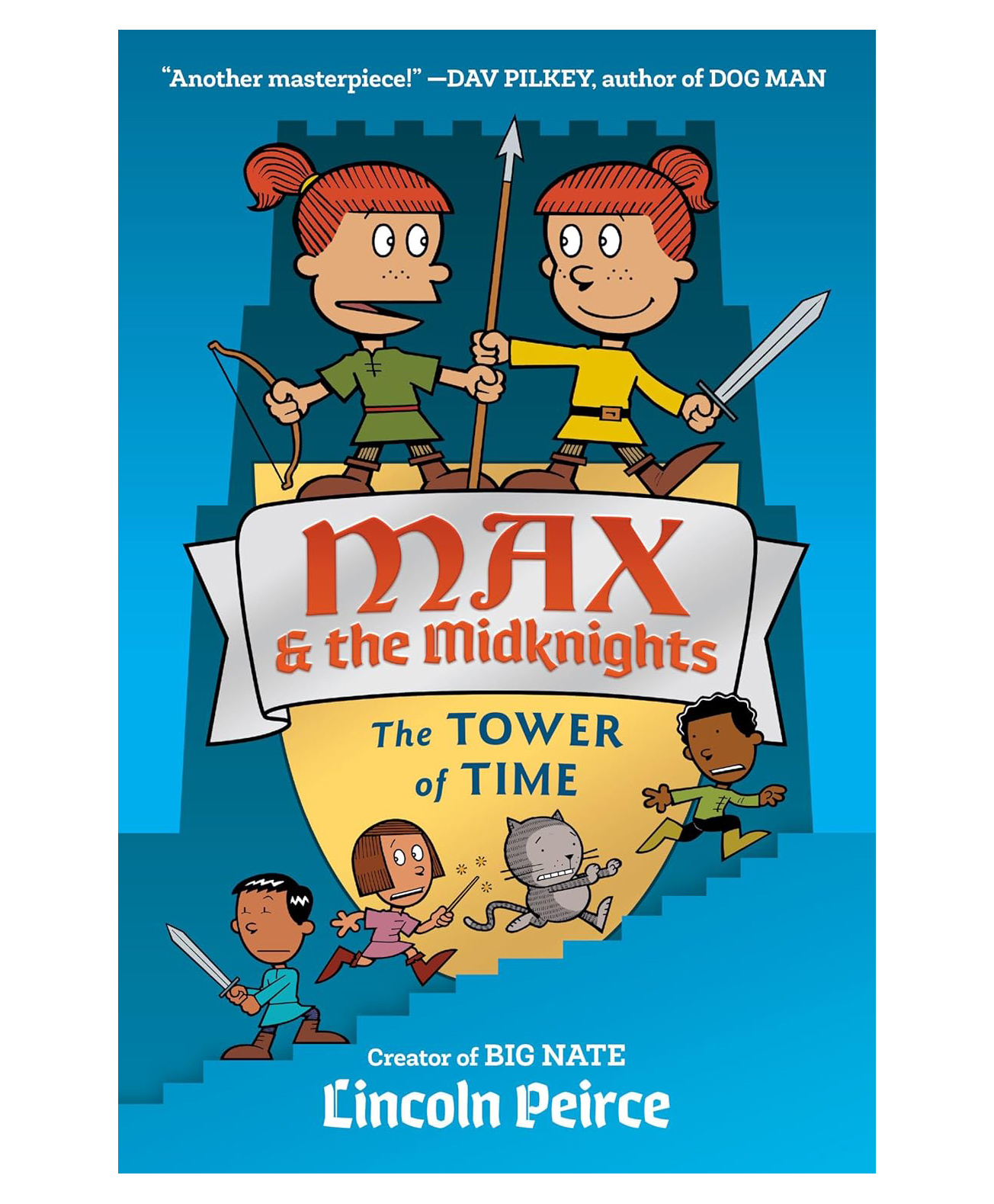 Max & the Midknights: The Tower of Time Story Book By Lincoln Peirce - English-image-5