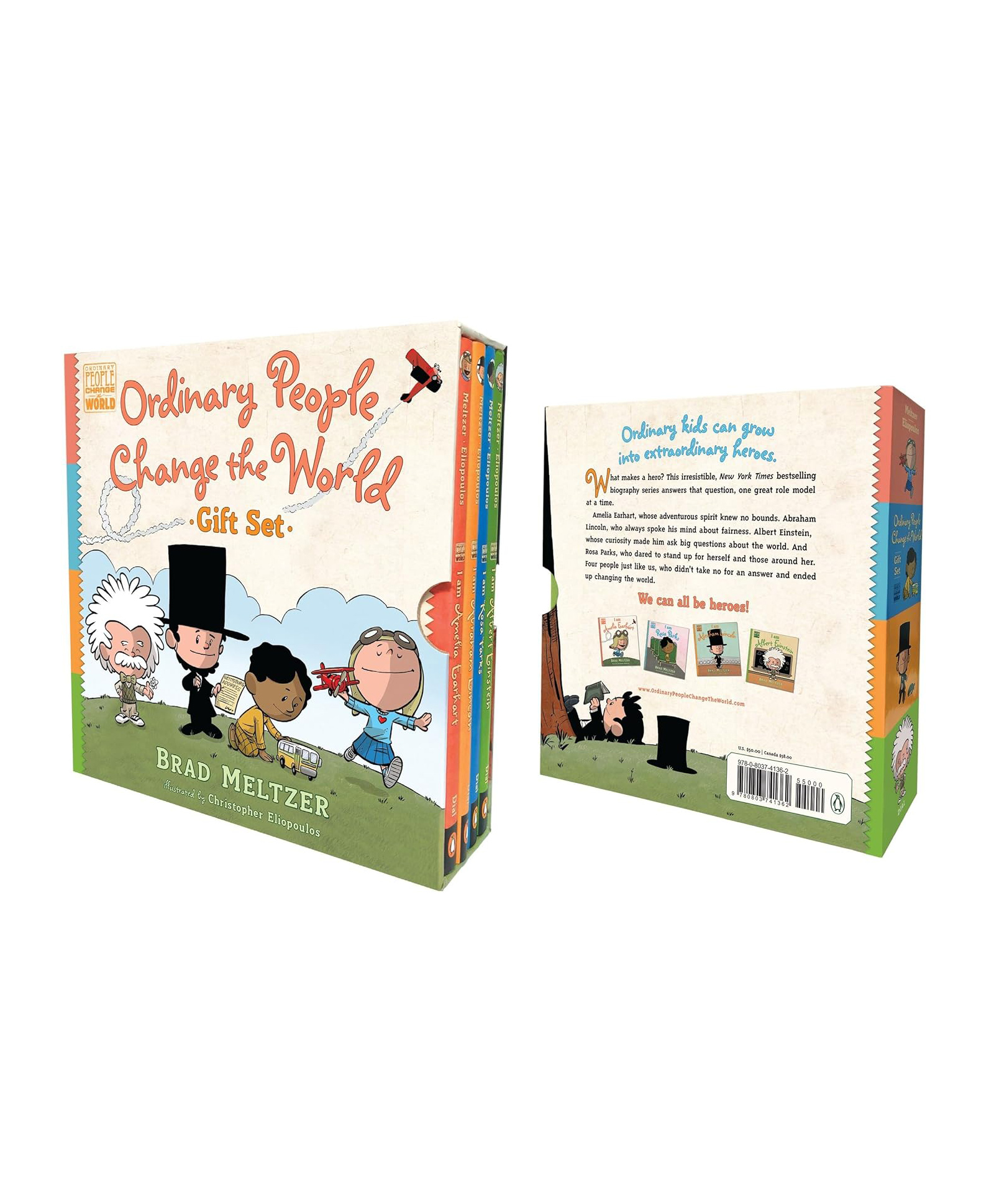 penguin random house Ordinary People Change the World Gift Set Of 4 Books By Brad Meltzer - English-picture-15