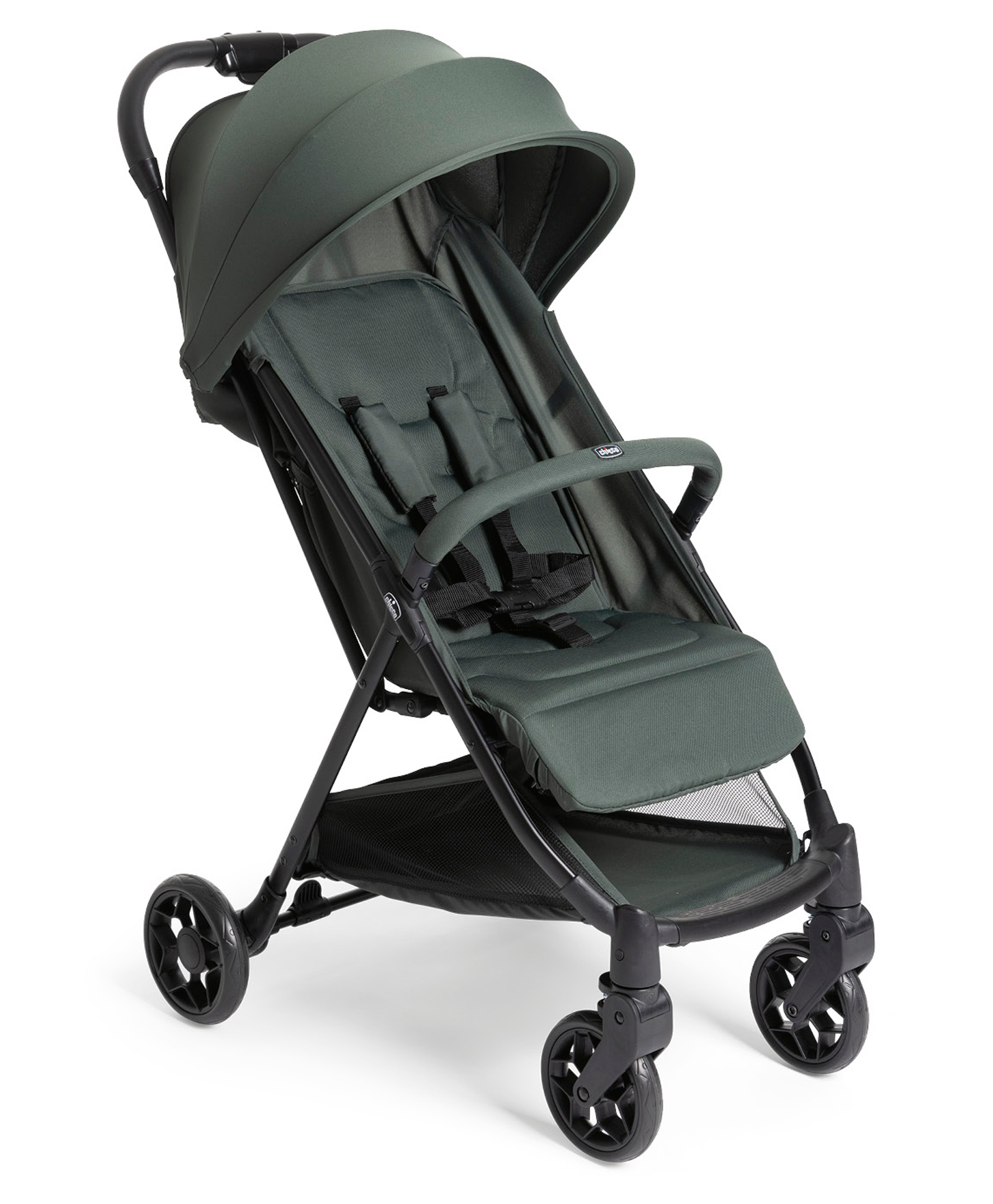 Chicco Urbino Evergreen Stroller With Smart Folding & Protective Canopy - Green-image-45