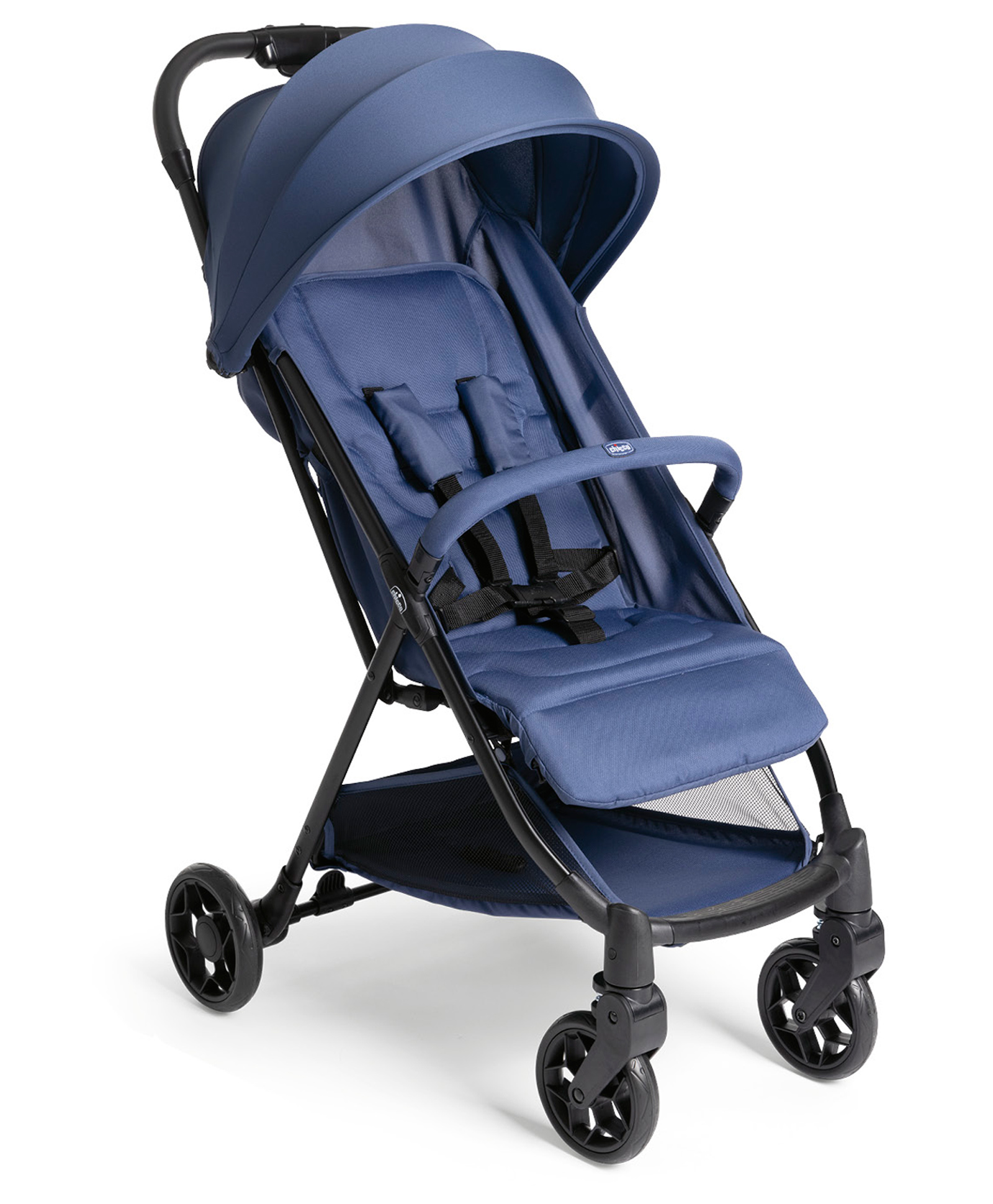 Chicco Urbino Stroller With Smart Folding & Protective Canopy - Navy Blue-picture-12
