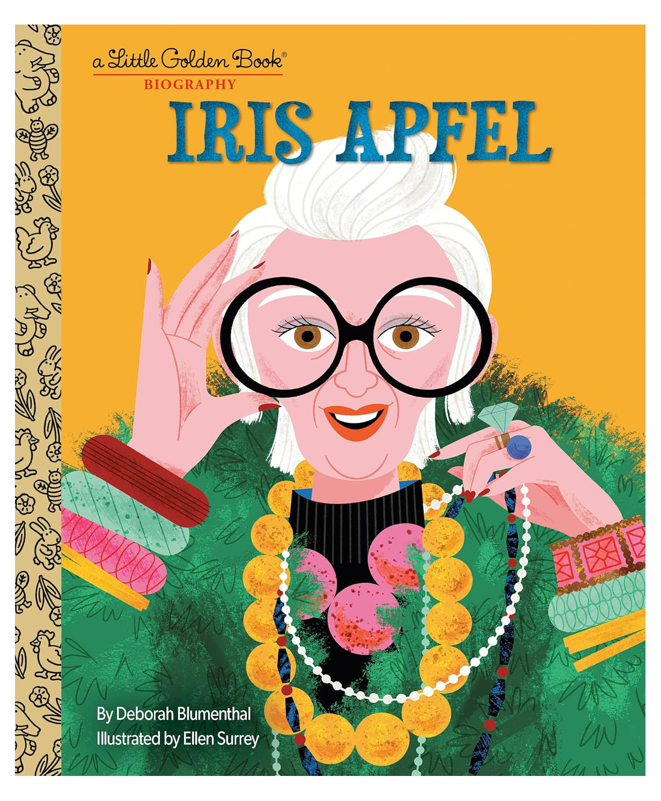 Iris Apfel: A Little Golden Book Biography By Deborah Blumenthal - English-image-3