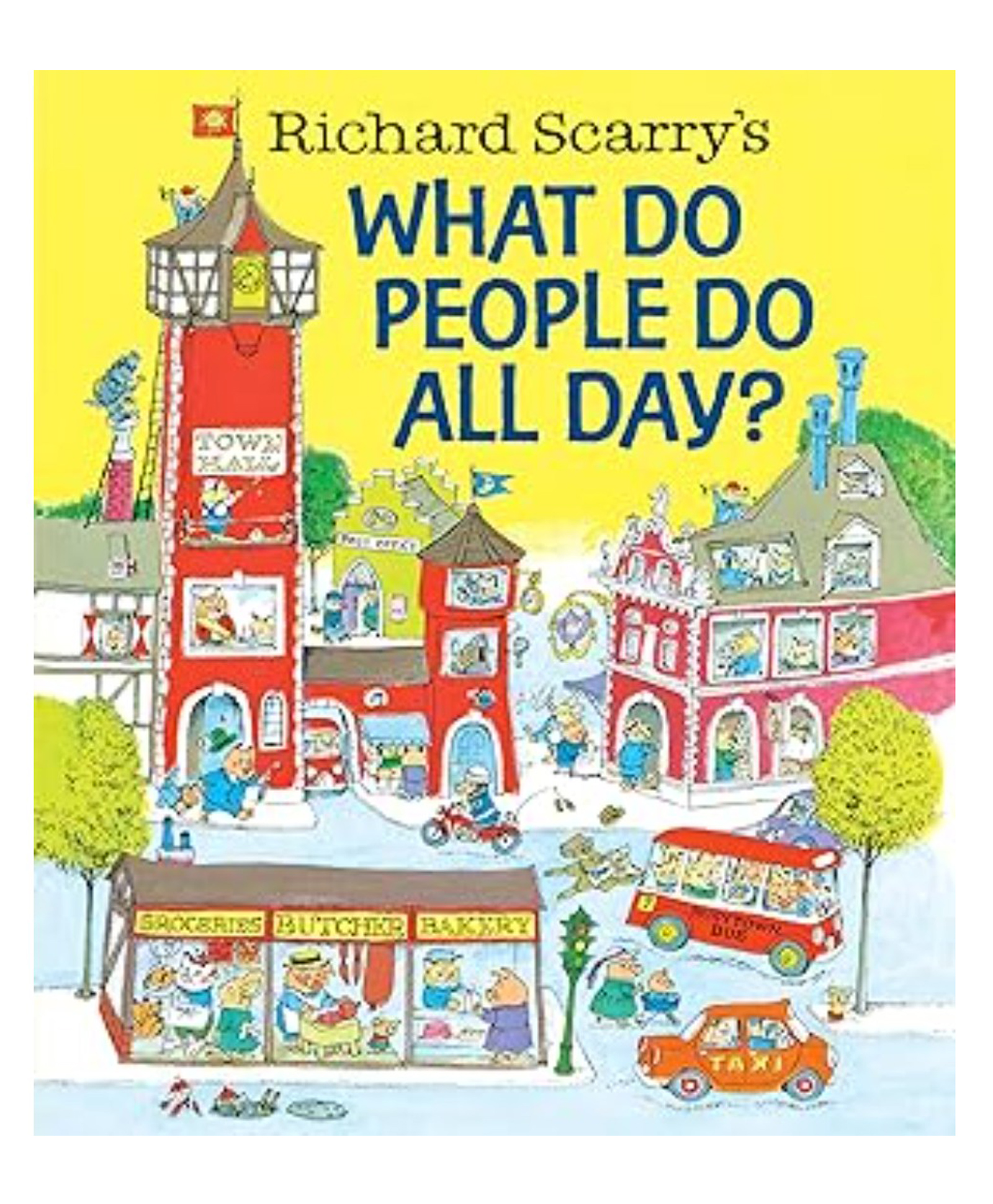 What Do People Do All Day Story Book by Richard Scarry - English-image-38