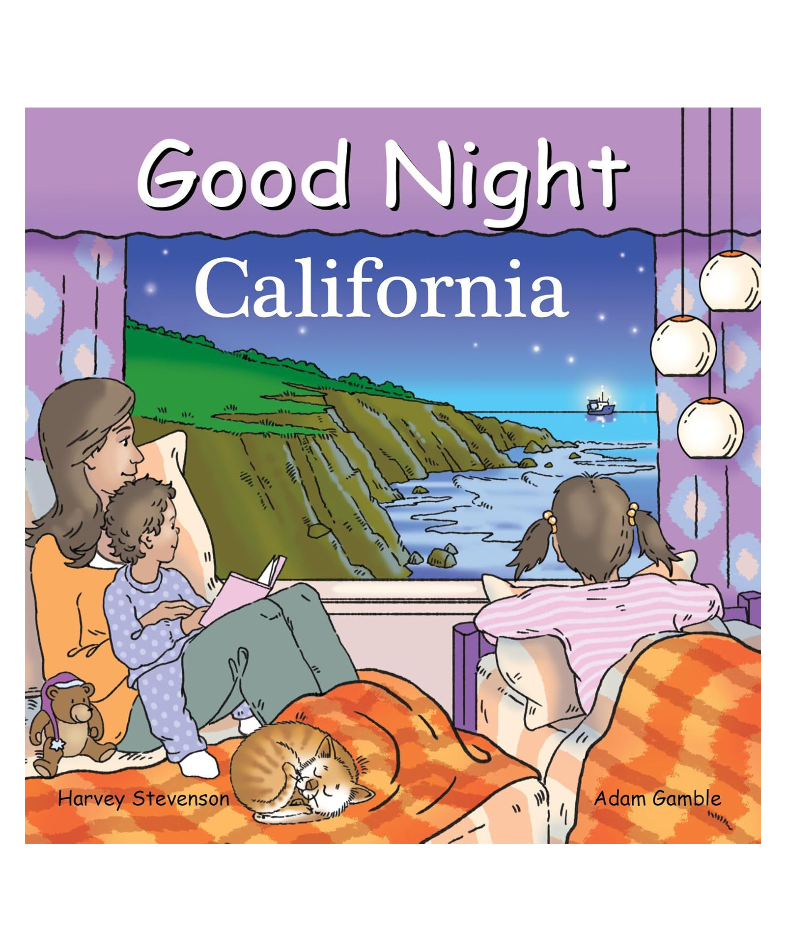 Good Night California Board Book By Adam Gamble - English-image-31