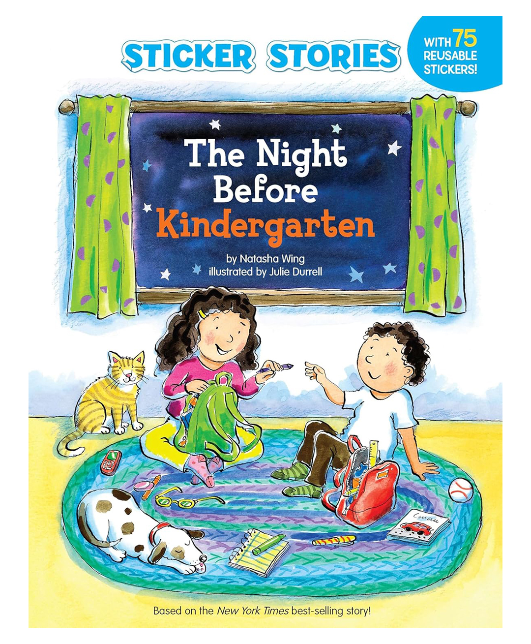 penguin random house Night Before Kindergarten : Sticker Stories Story Book By Natasha Wing - English-picture-23