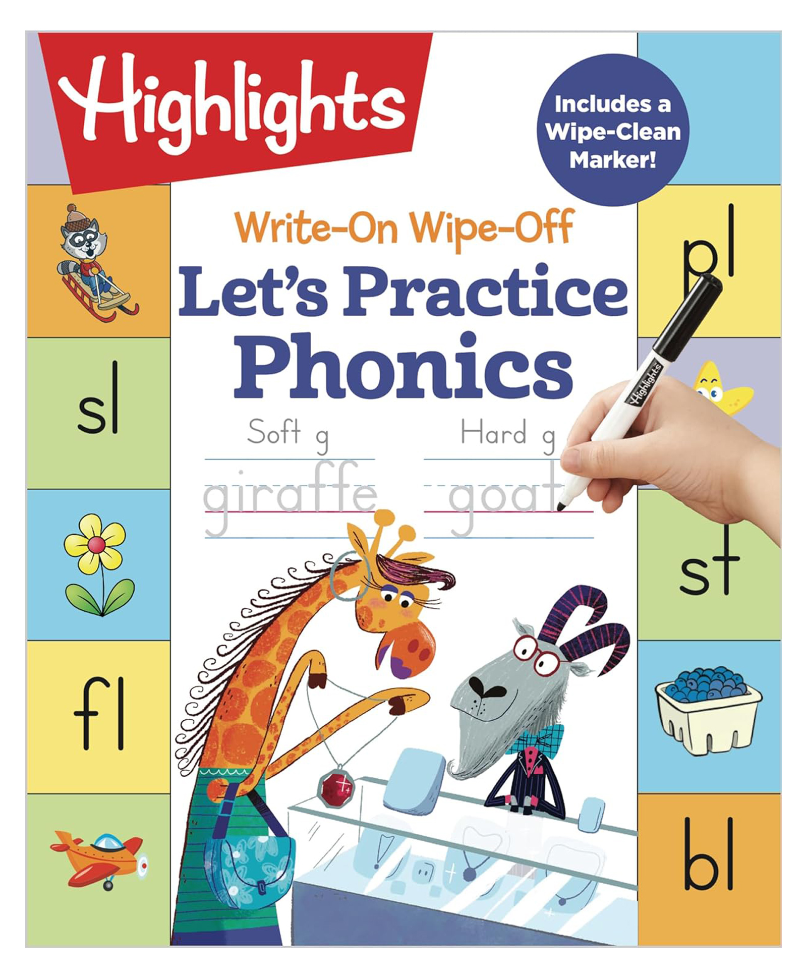 Write-On Wipe-Off Let's Practice Phonics Book - English-image-30