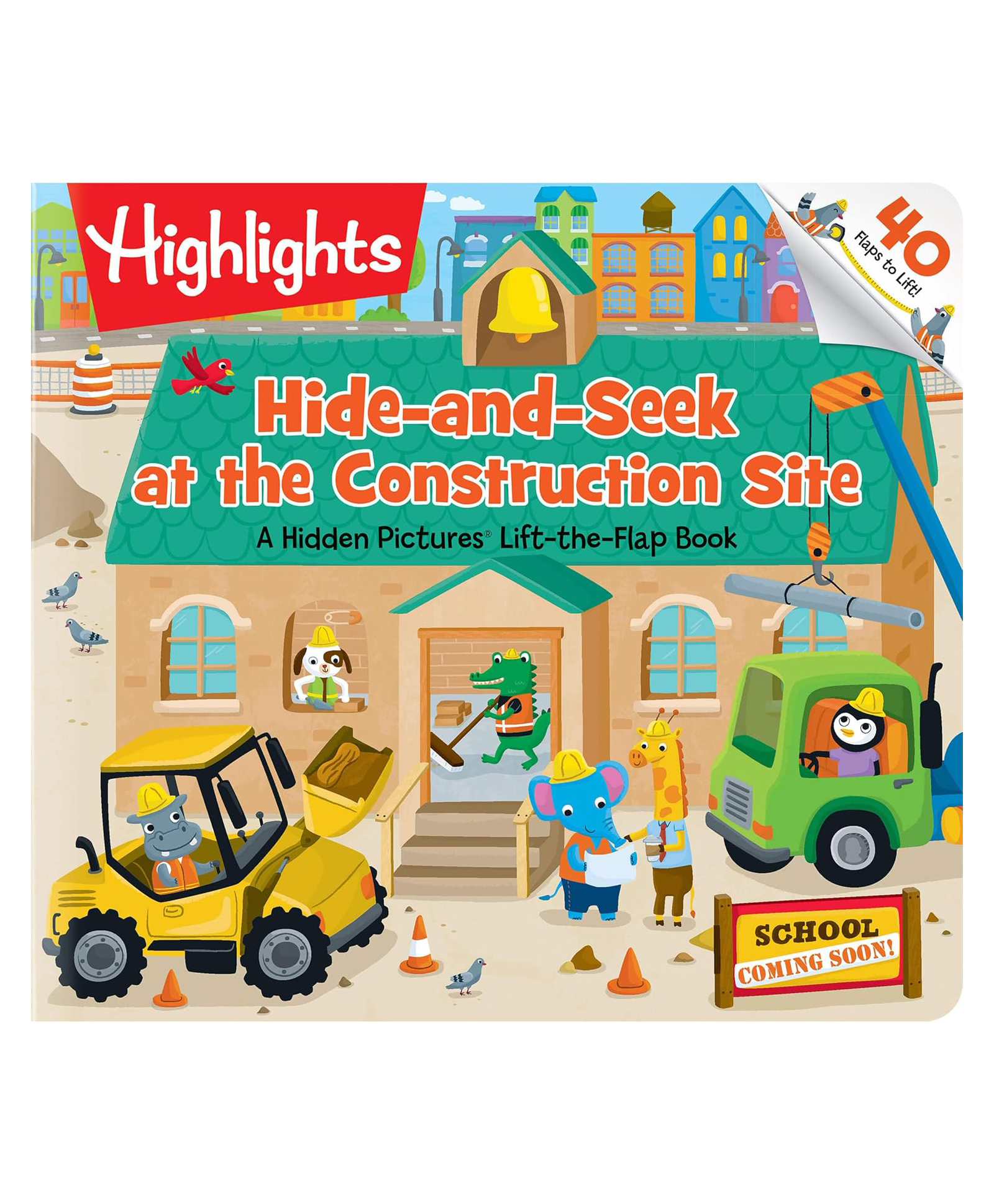 Hide-and-Seek at the Construction Site Board Book - English-image-13