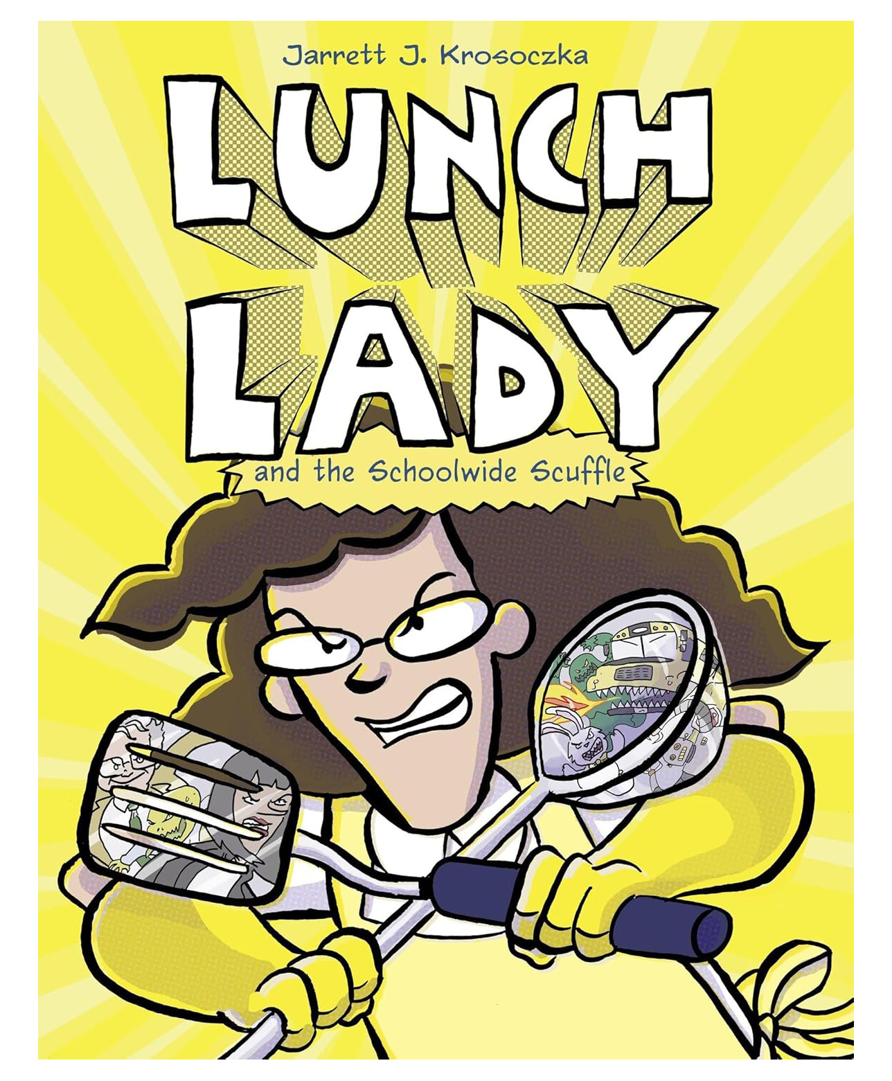 penguin random house Lunch Lady and the Schoolwide Scuffle By Jarrett J. Krosoczka - English-picture-10