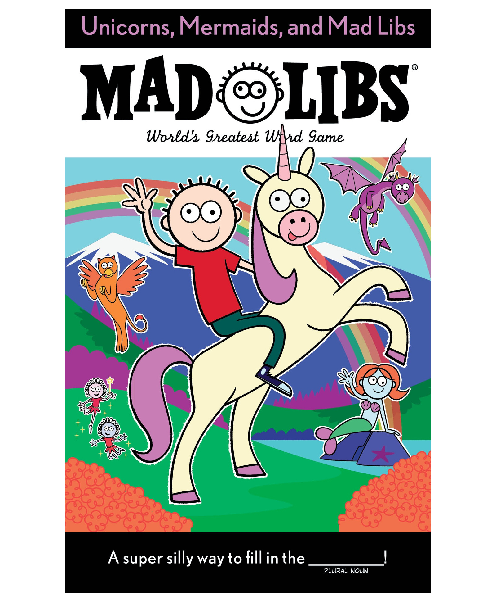 penguin random house Unicorns, Mermaids, and Mad Libs Word Game Book By Billy Merrell - English-picture-11
