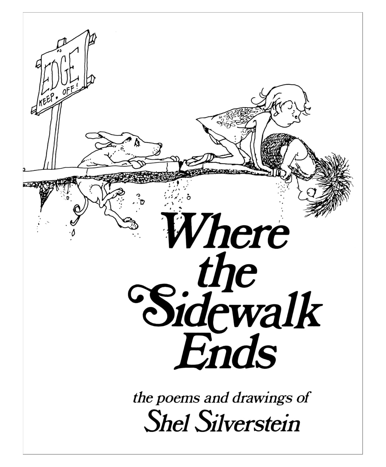Where the Sidewalk Ends Poem Book by Shel Silverstein - English