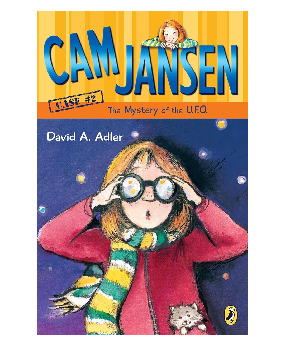 Cam Jansen & The Mystery Of The UFO Story Book By David A. Adler - English-image-1