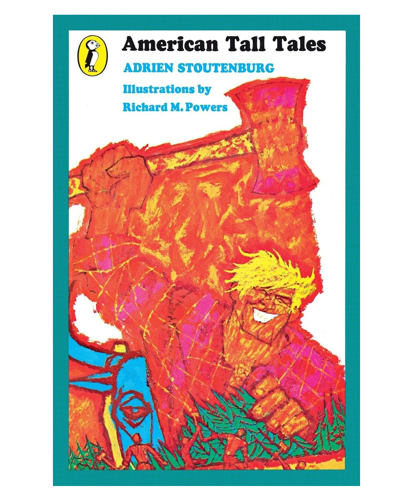 American Tall Tales Story Book By Adrien Stoutenbur - English-image-27